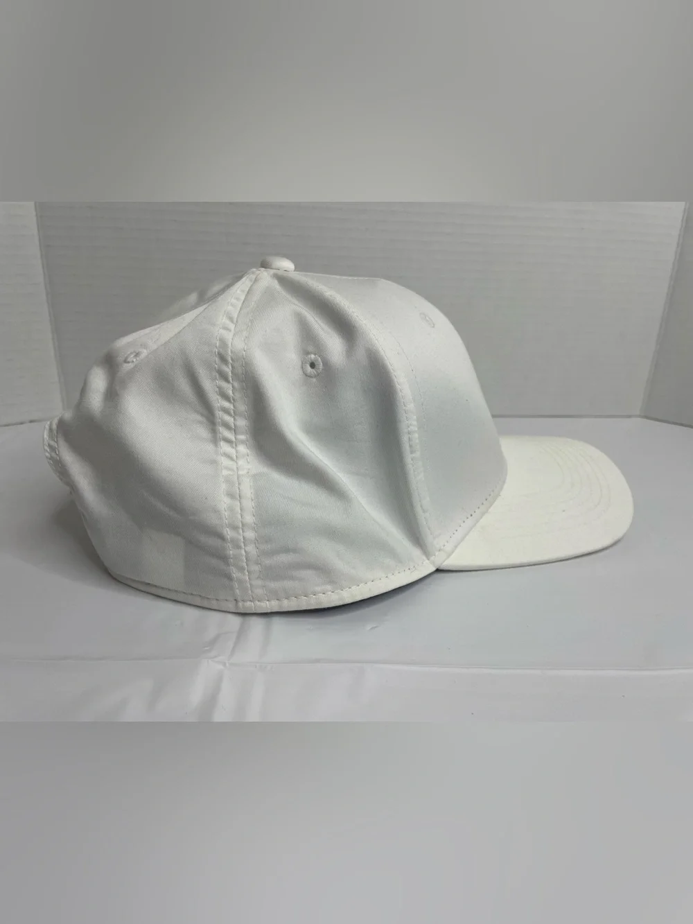 White Jordan Golf Dri-Fit adjustable SnapBack Cap with Black Jumpman Logo